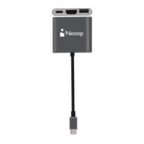 Hub Nextep Ne-446e Usb-c 3...