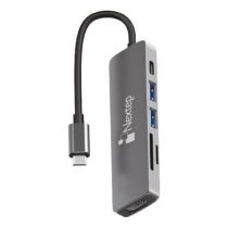 Hub Nextep Ne-446 Usb-c 6...