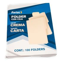 Folder Tamaño Carta Crema...